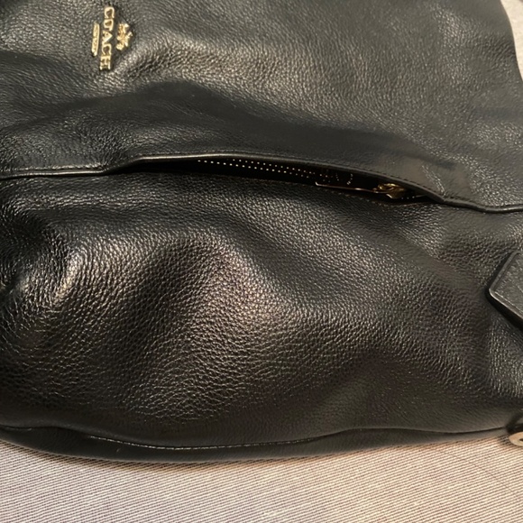 Vintage COACH Pebble Leather Shoulder Bag - Picture 2 of 5